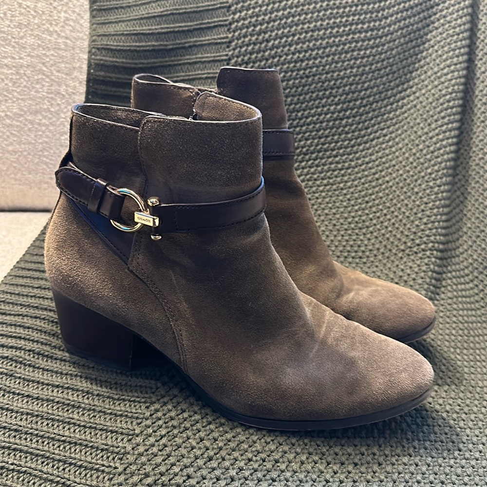 Coach size 8 ankle boots